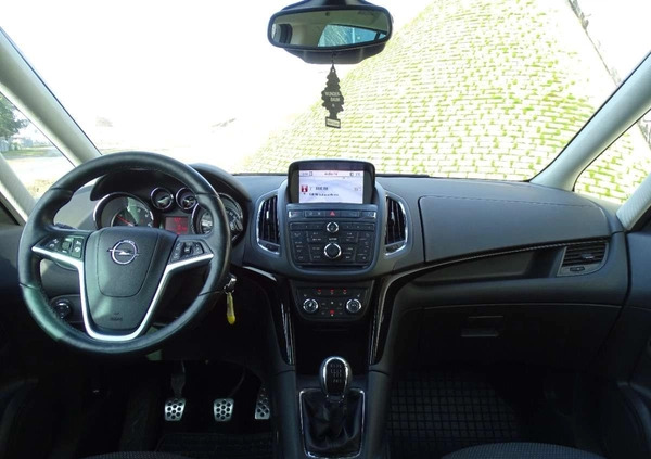 Opel Zafira cena 35900 przebieg: 198000, rok produkcji 2012 z Zawiercie małe 191
